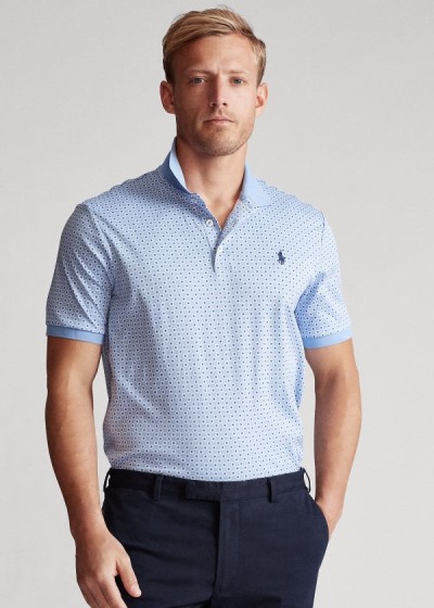 Polos Polo Ralph Lauren Hombre Azules / Multicolor - Classic Fit Soft Cotton - ZDELC1463